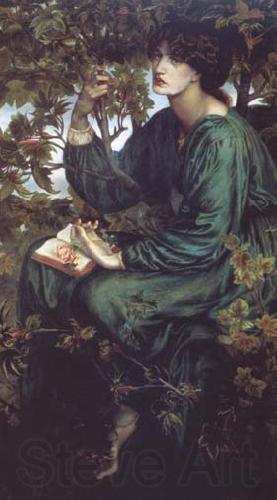 Dante Gabriel Rossetti The Day Dream (mk28) Norge oil painting art